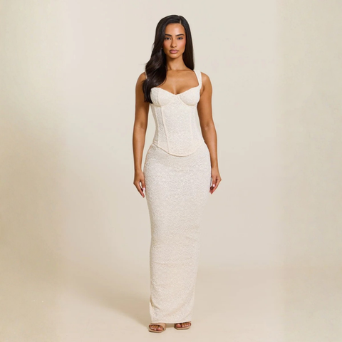 Lace Maxi Set