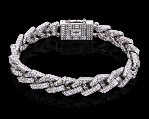 Moissanite Link Bracelet