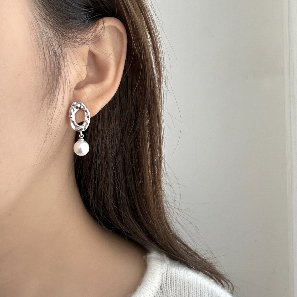 Vintage Handmade Pearl Earring
