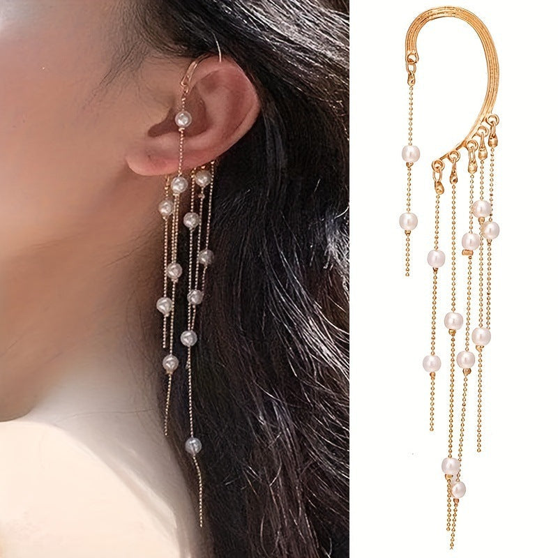 Delicate Artisan Pearl Earring