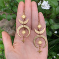 Romantic Gold Earring for Special Moments