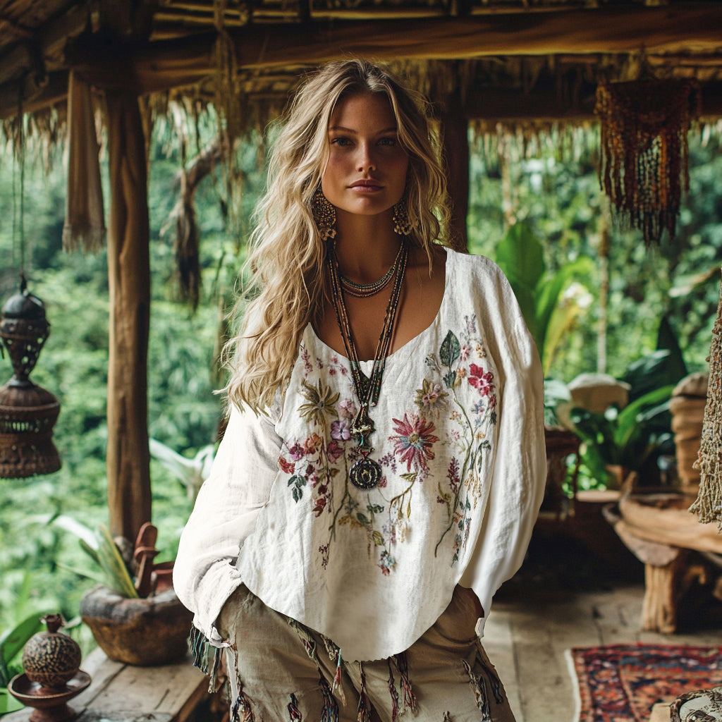 Timeless Vintage Style Blouse