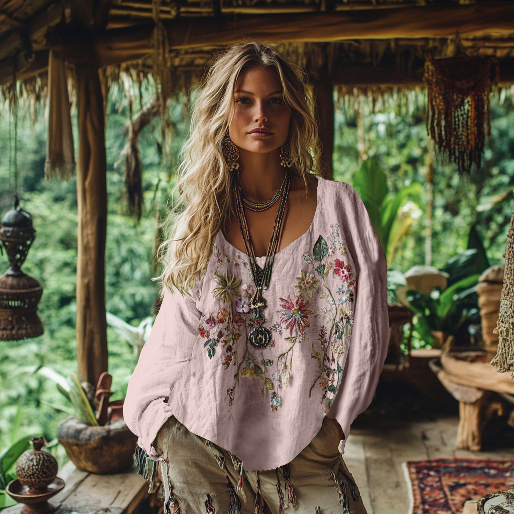 Timeless Vintage Style Blouse