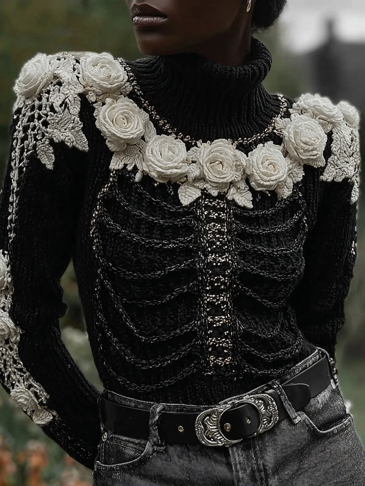 Vintage Inspired Sweater with a Contemporary Edge