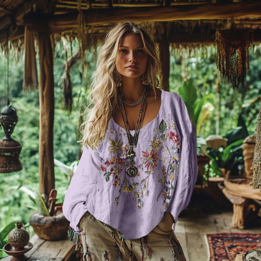 Timeless Vintage Style Blouse